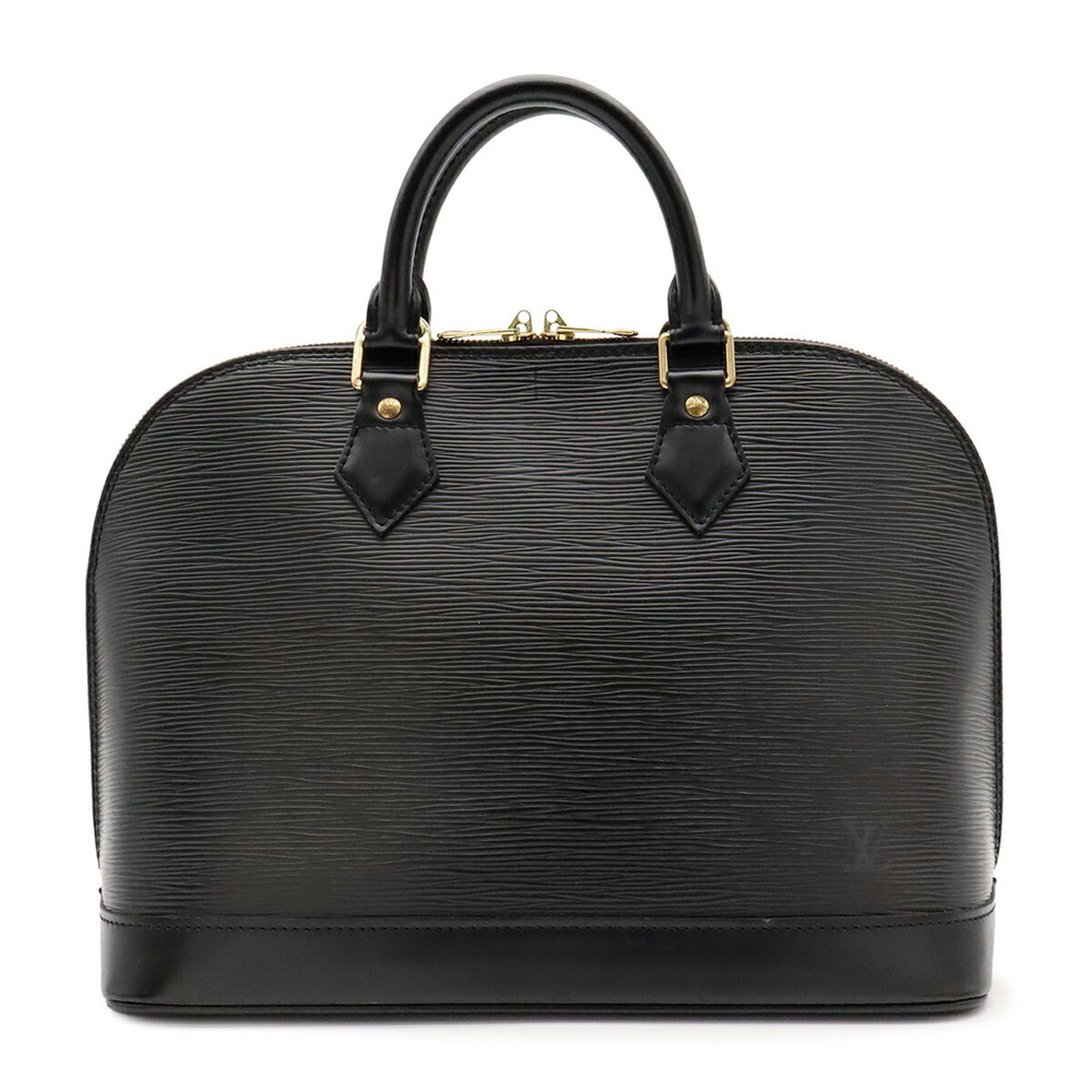 LOUIS VUITTON Epi Alma Handbag Leather Noir Black M52142